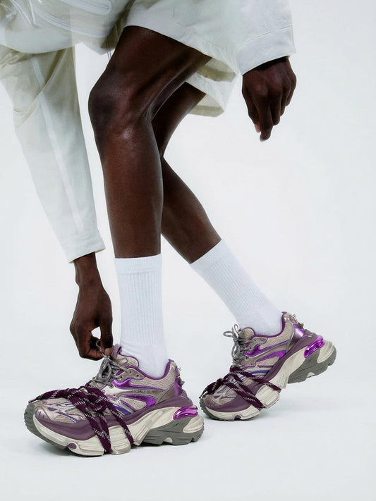 Purple Power Platform Sneakers