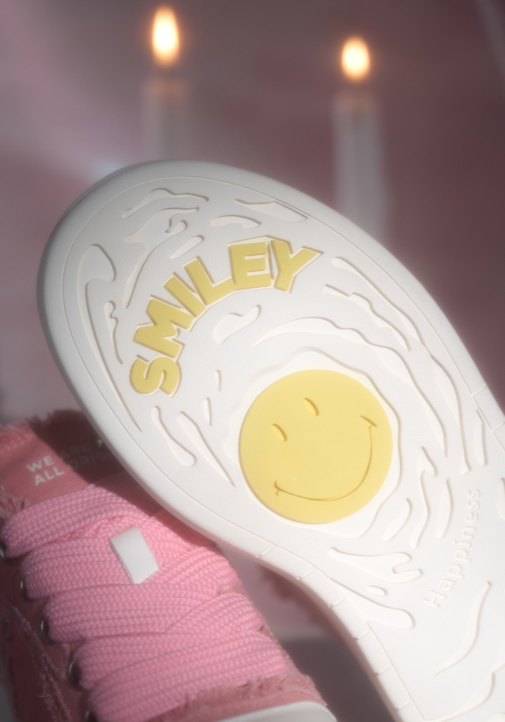 Pink Beluga Platform Skate Sneakers