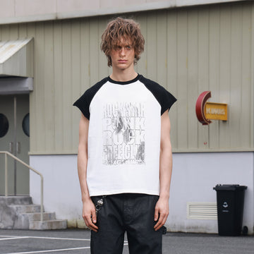 SAVAGEGROWTHWORLD Washed Rockstar Raglan T-Shirt