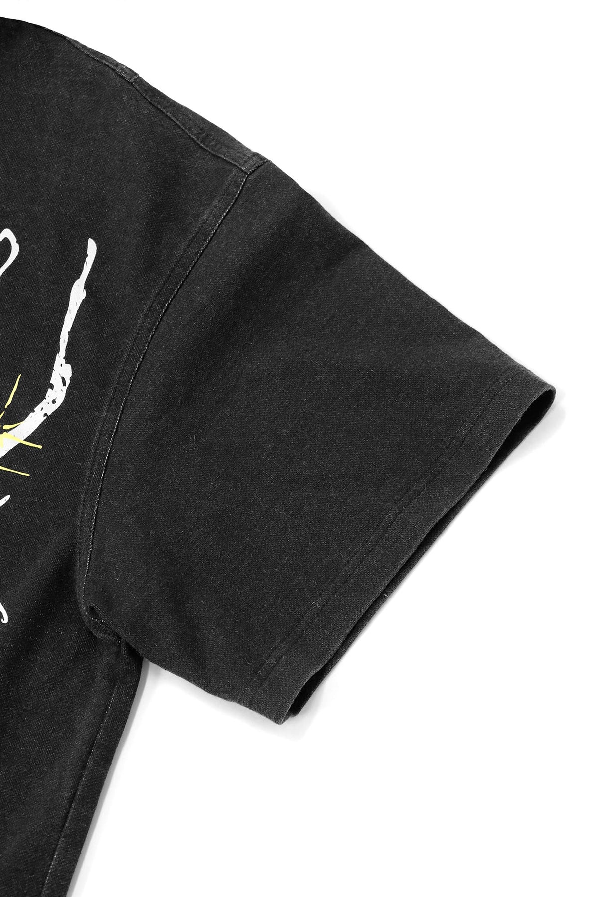RELABEL Detachable Hood Washed Denim Tee