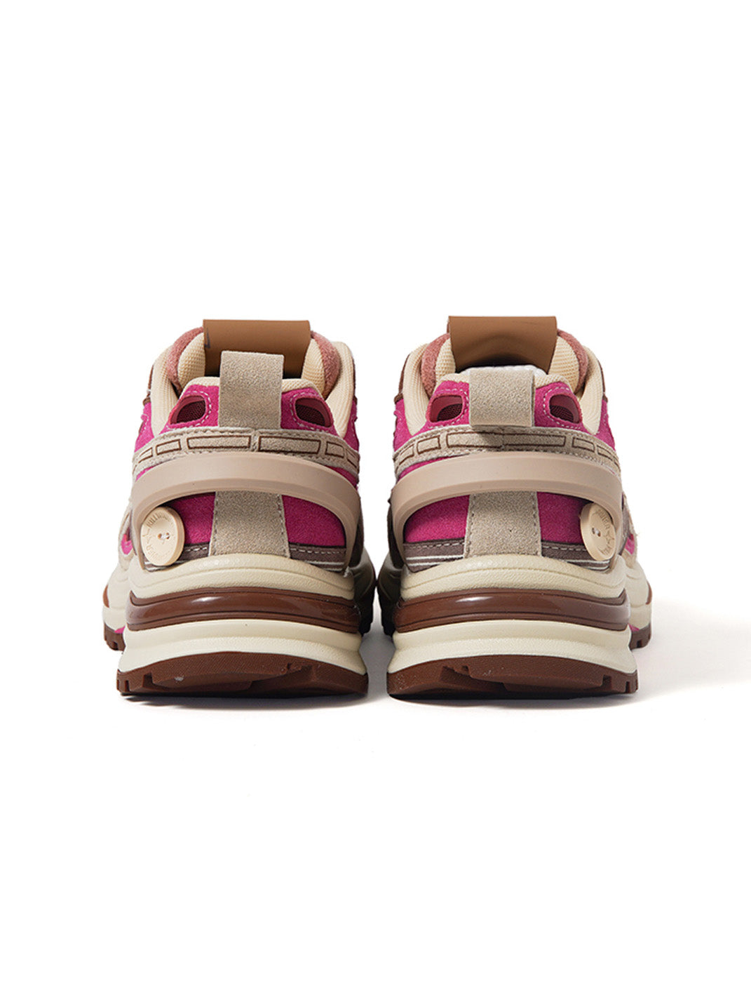 Color-Block Chunky Platform Running Sneakers