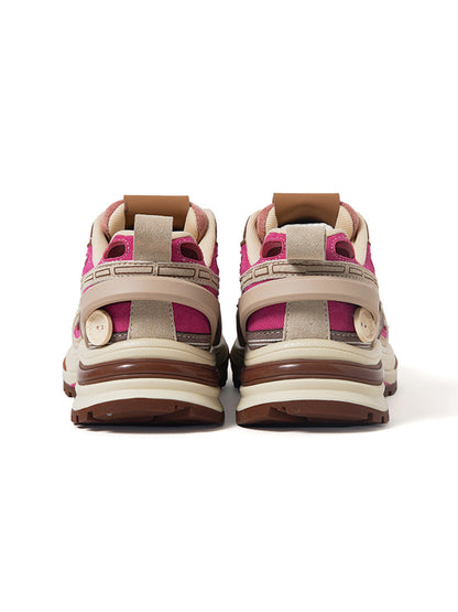 Color-Block Chunky Platform Running Sneakers
