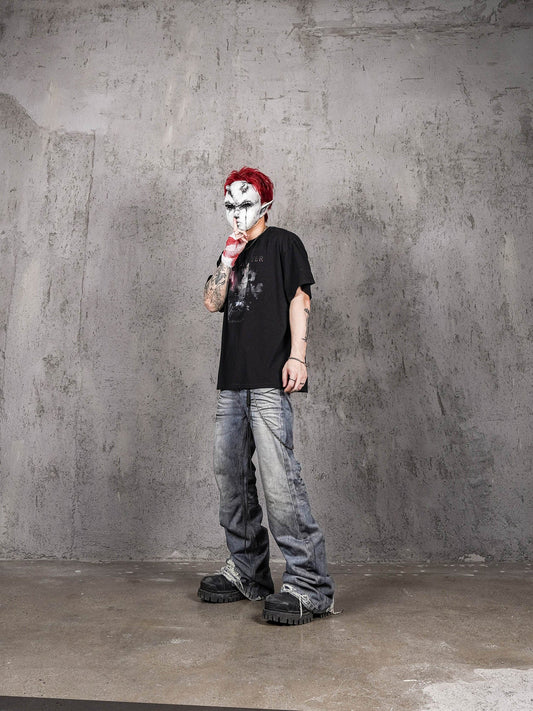 UNDERWATER Demonize Faded Graphic T-Shirt