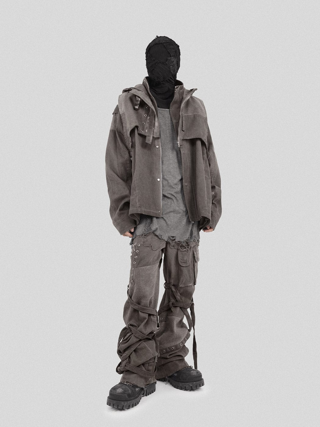 UNDERWATER Scavenger Heavyduty Multi-Pockets Striped Cargo