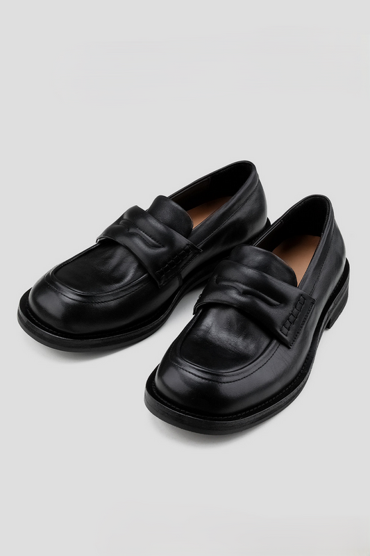 Square Toe Loafer Shoes
