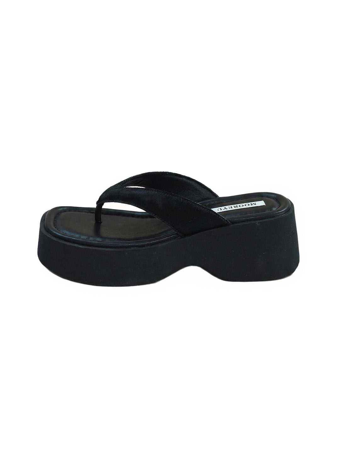 Mooreyu Color-Pop Platform Flip-Flops