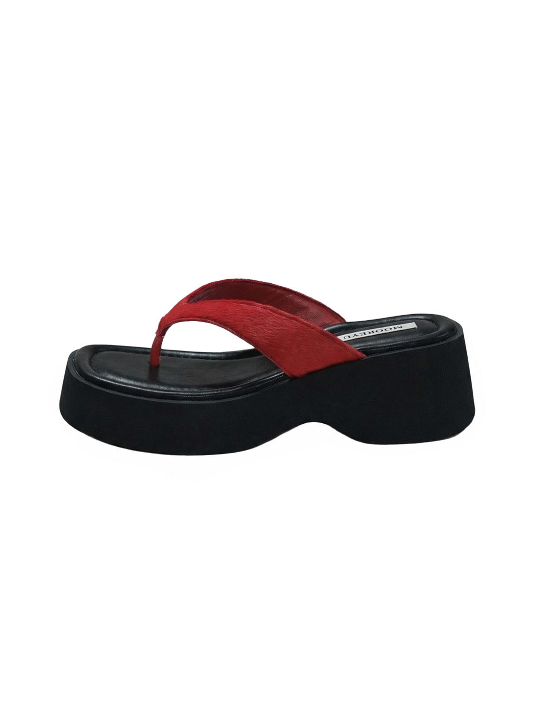 Mooreyu Color-Pop Platform Flip-Flops