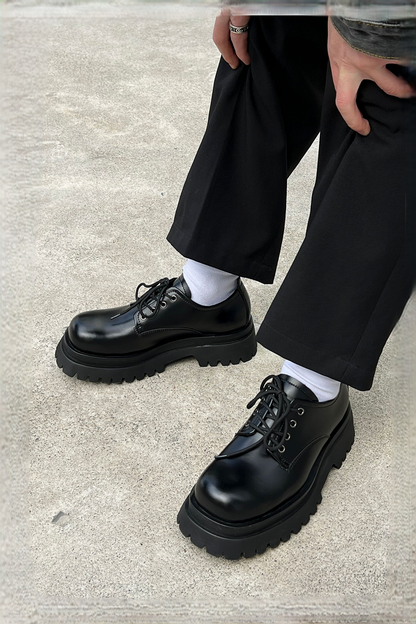 Chunky Platform Derby Shoes