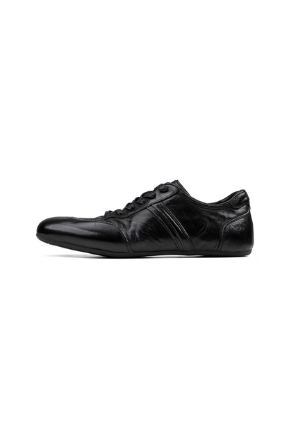 Washed Horsehide Trainer Sneakers