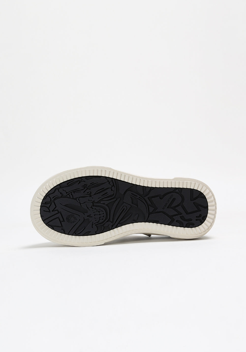 Denim Bare Look Washed Platform Sneakers
