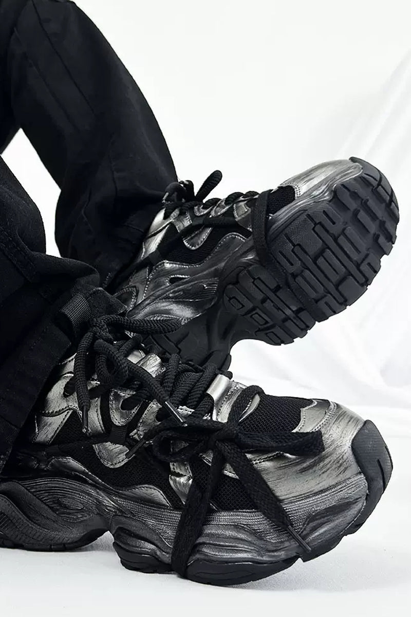Vintage Chunky Lace-Up Dad Sneakers - EU Only
