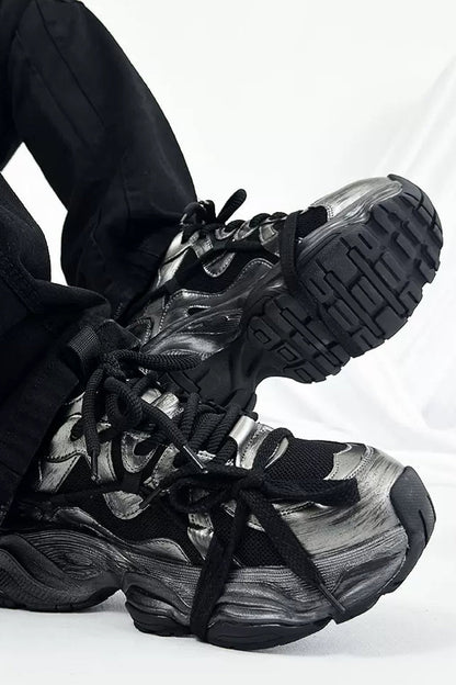 Vintage Chunky Lace-Up Dad Sneakers - EU Only