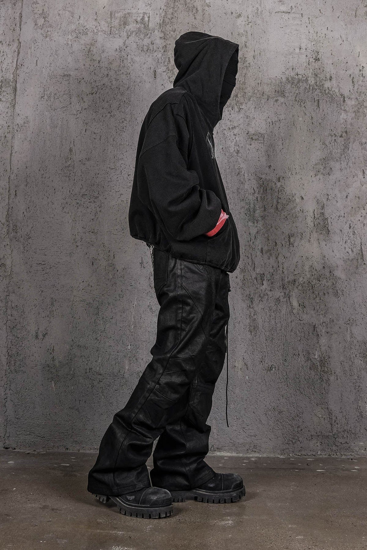UNDERWATER Hellbound Wing Distressed Elevated Hoodie