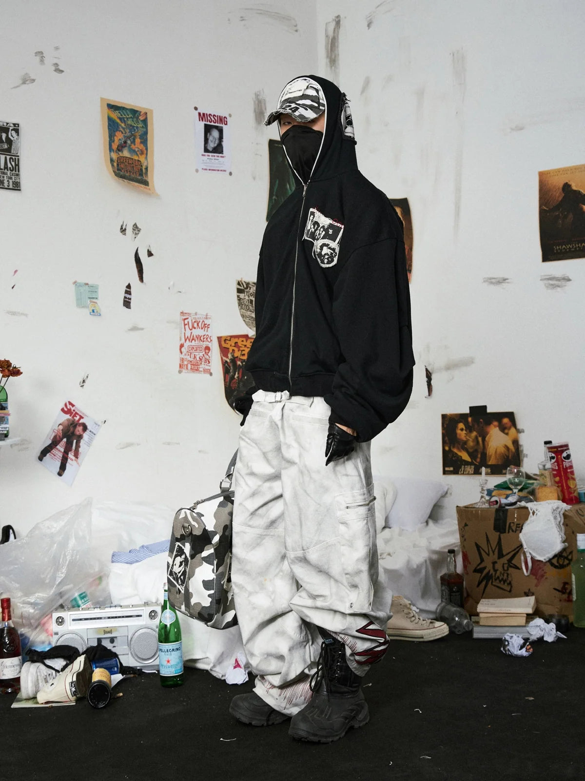 Reversible Dyed Zip-Up Hoodie
