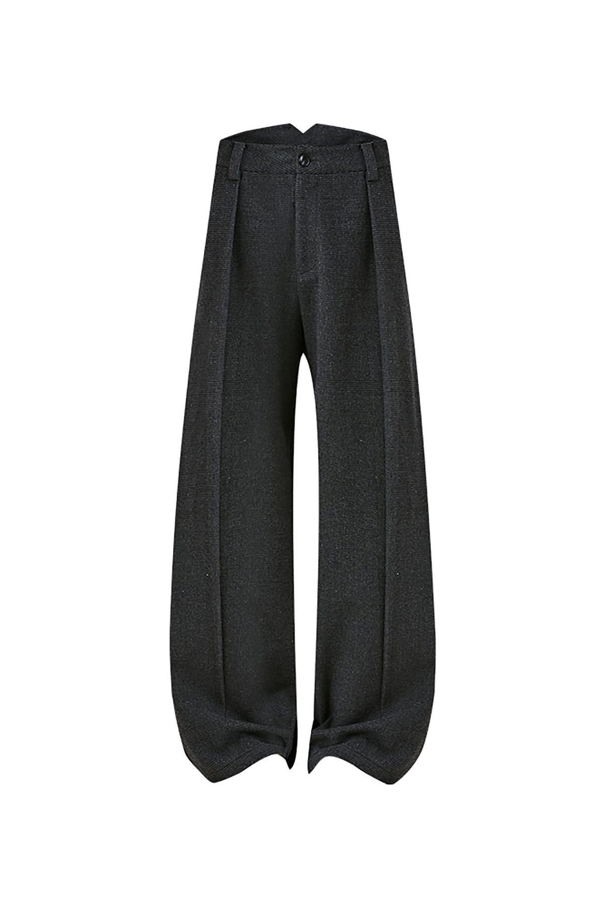 KREATE Mini Houndstooth Pleated Wide-Leg Trousers