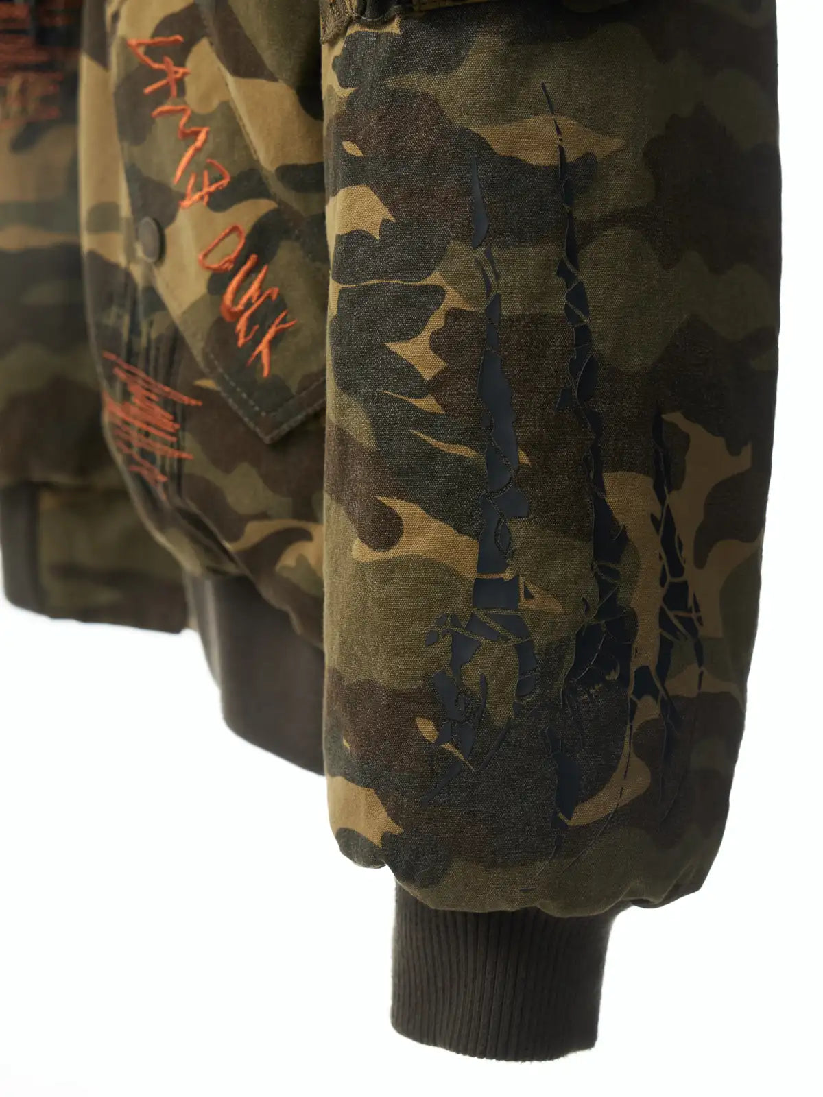 Punk Camo Reversible Cotton Coat