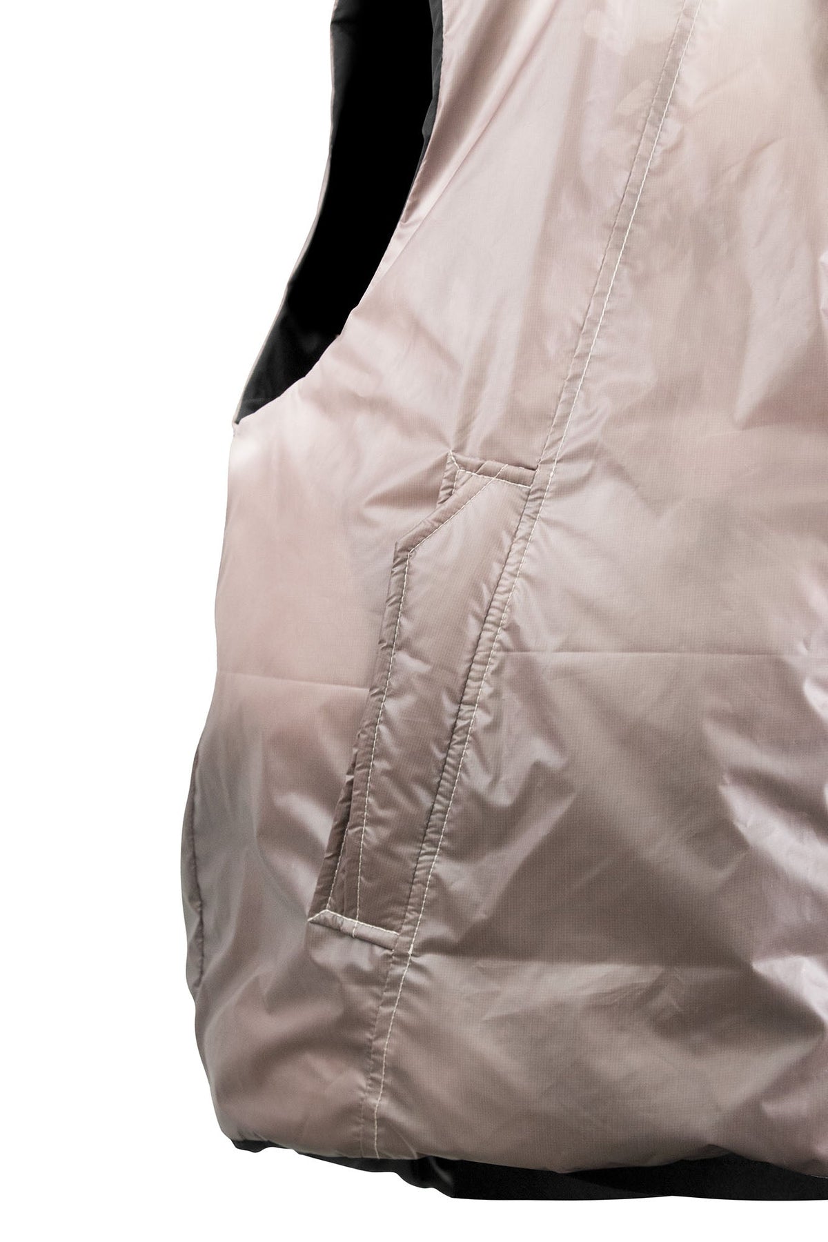 RELABEL Reversible Detachable Hooded Insulated Vest