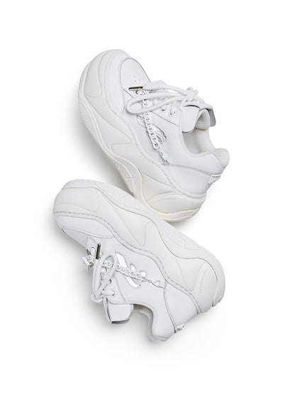 Black WiFi 2.0 Detachable Chain Chunky Sneakers