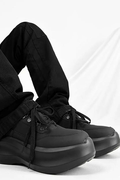 Platform Lace-Up Sneakers