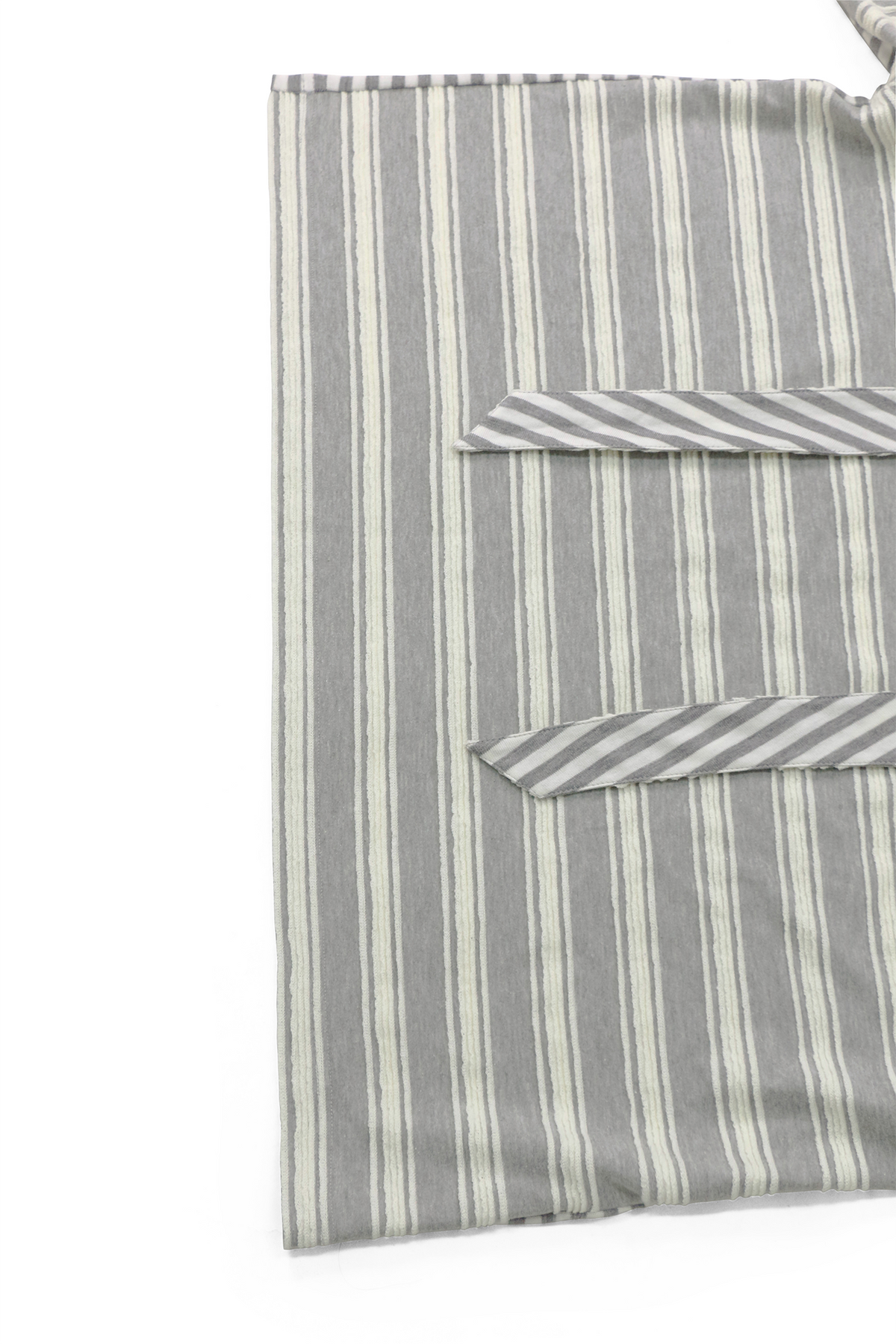 RELABEL Striped Wool-Blend Detachable Hood Tee
