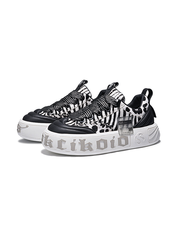 Leopard Animal-World Chunky Skate Sneakers