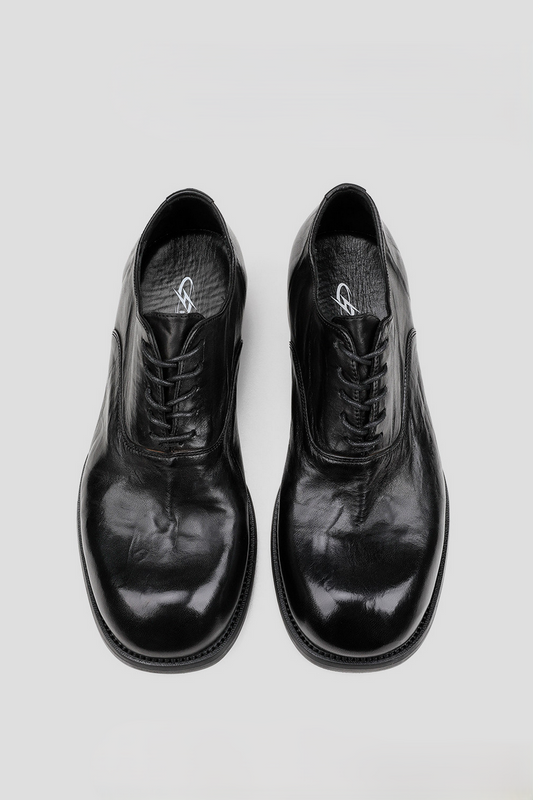 Washed Horsehide Derby Shoes