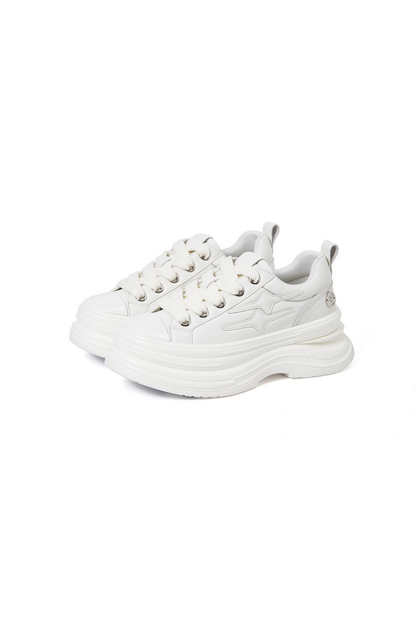 Height Boost Canvas Sneakers