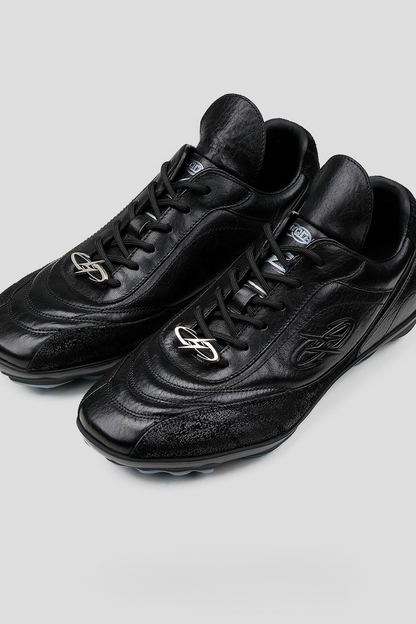 Horsehide Racing Trainer Sneakers