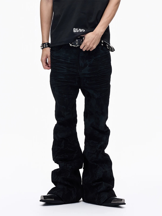 Whiskerd Black Skinny Slim Fit Jeans