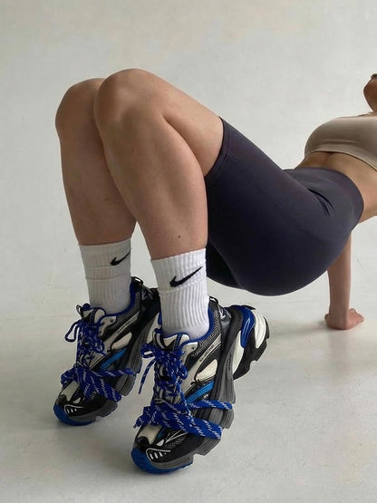 Blue Power Platform Sneakers