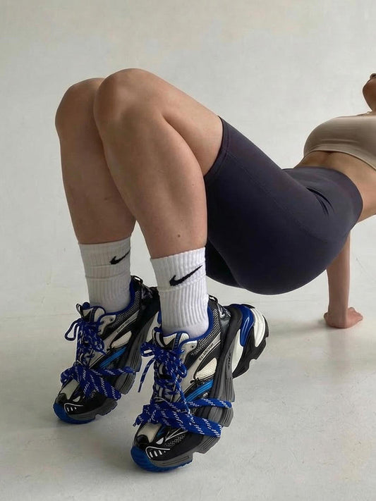 Blue Power Platform Sneakers