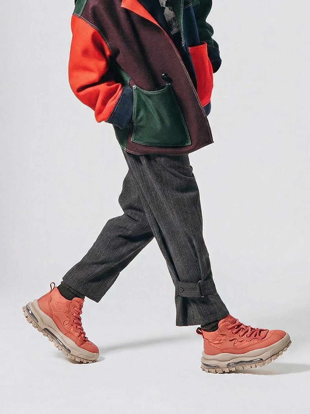 Black Trail Platform Outdoor Sneakers