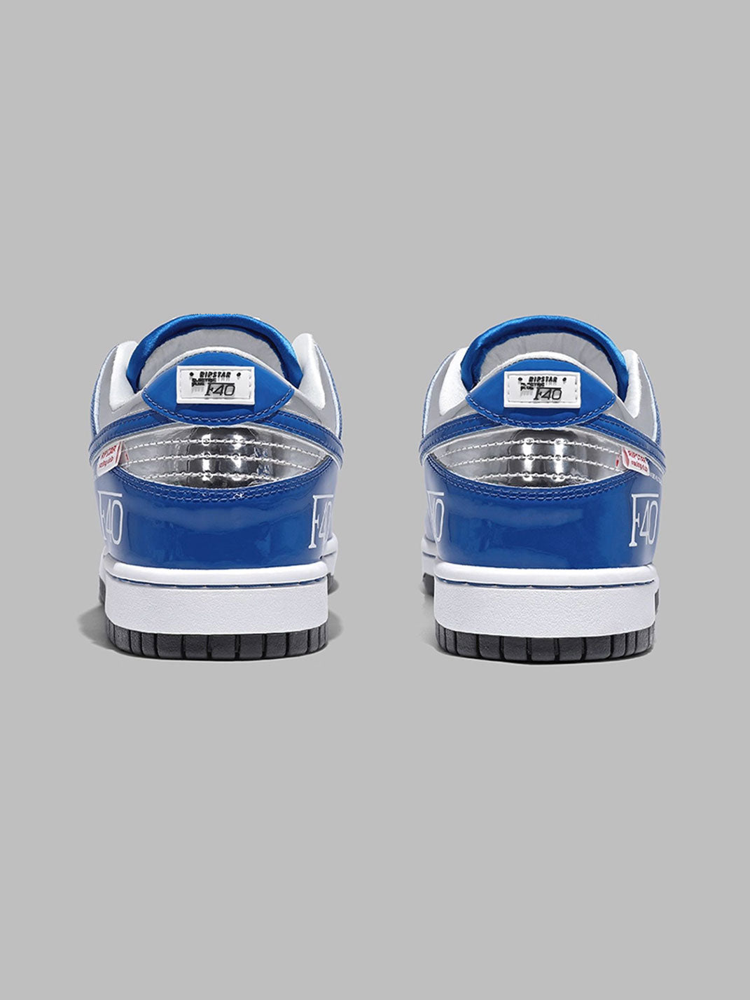 Electric Blue Retro Platform Sneakers