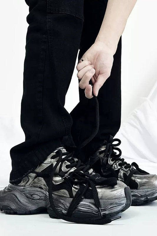 Vintage Chunky Lace-Up Dad Sneakers - EU Only