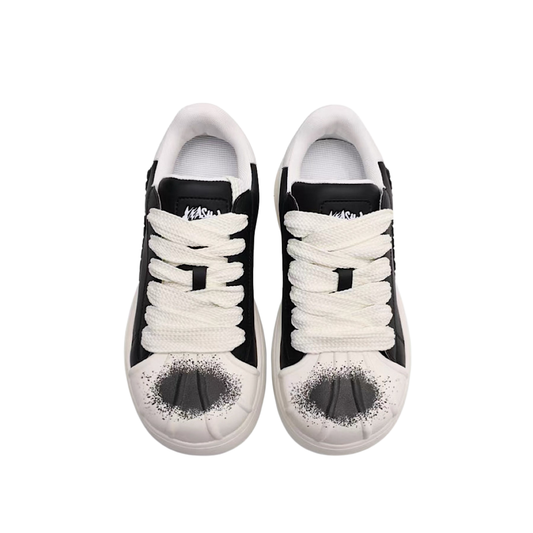 Basic monotone color platform sneakers  HL3236