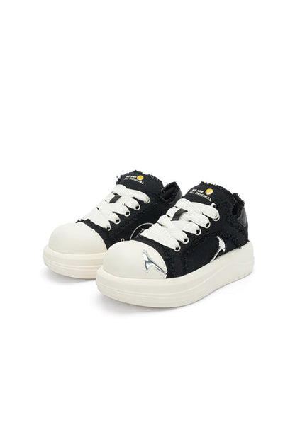 Black Beluga Platform Skate Sneakers