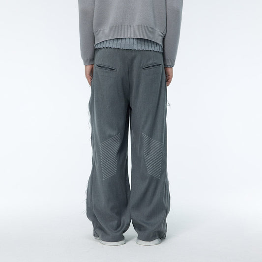 WHISTLEHUNTER Spliced Raw Edge Trousers