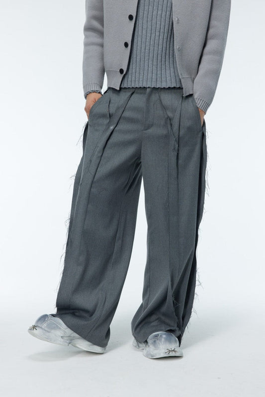 WHISTLEHUNTER Spliced Raw Edge Trousers