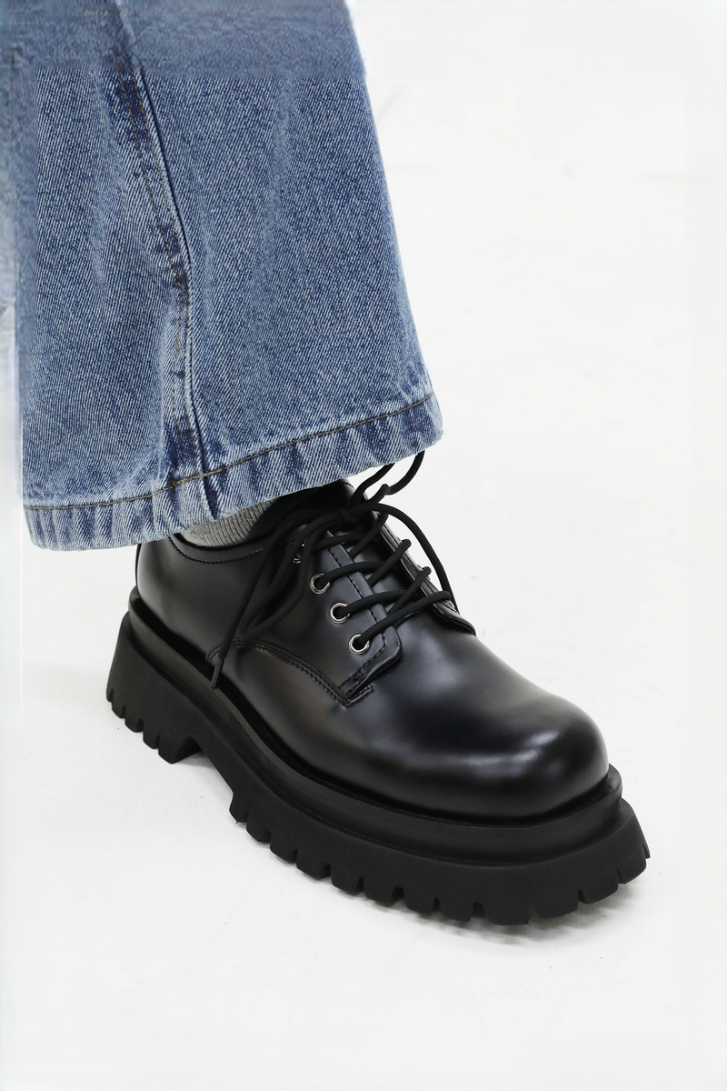 Chunky Platform Derby Shoes