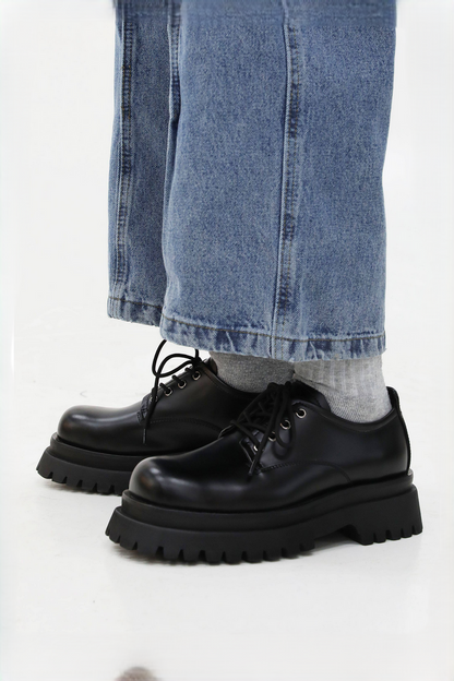 Chunky Platform Derby Shoes
