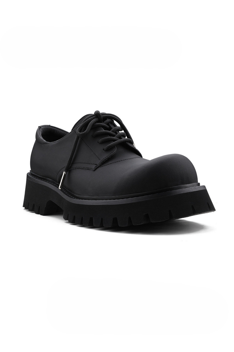 Chunky Leather Derby Shoes