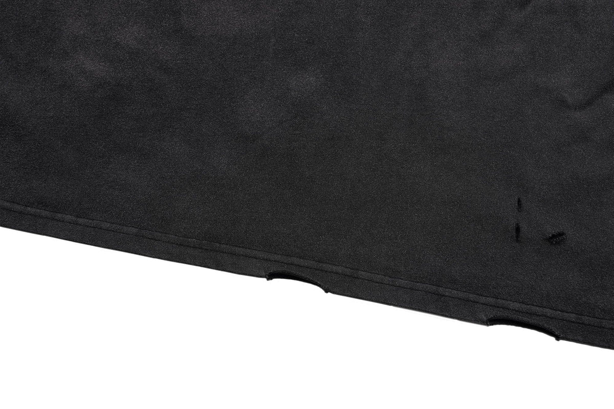 UNDERWATER Washed Ripped Gradient T-Shirt Black