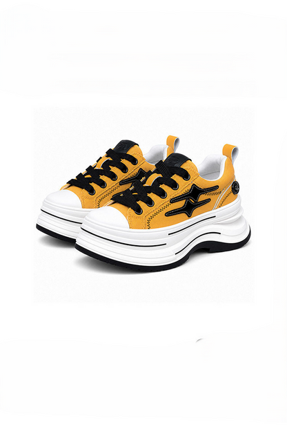 7cm Platform Canvas Sneakers