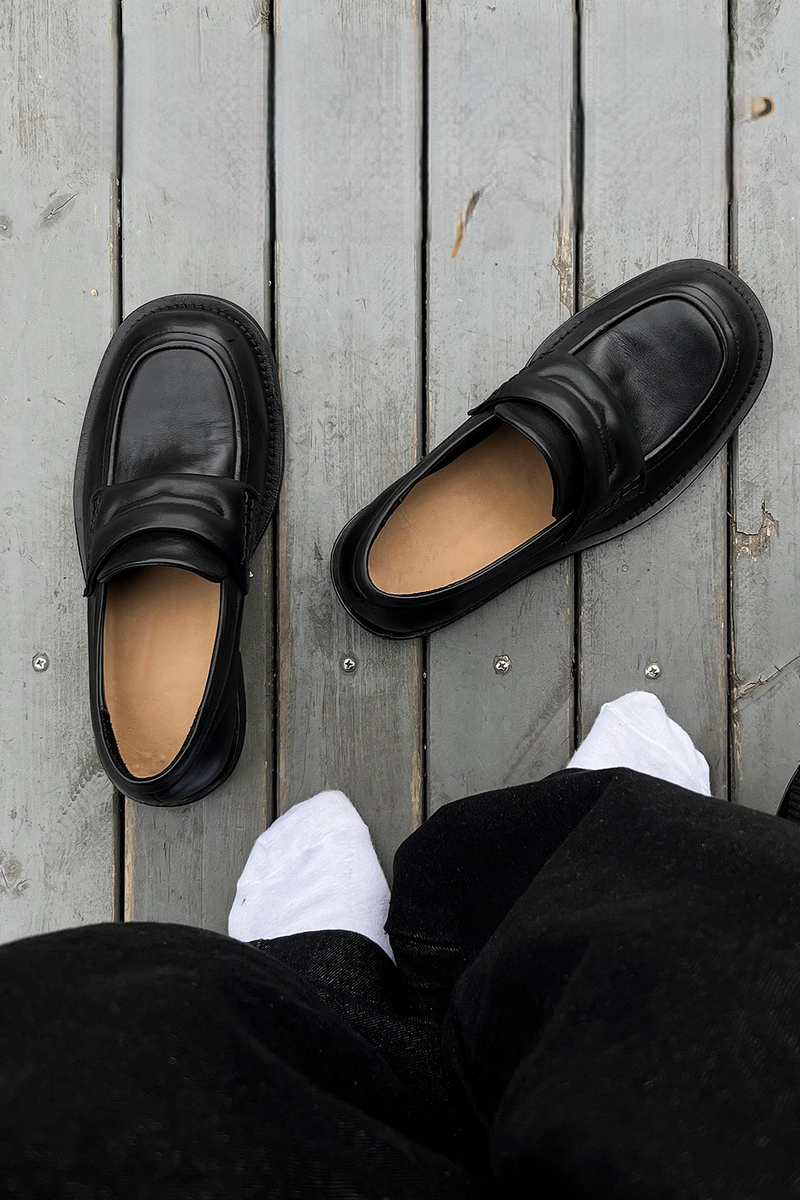 Square Toe Loafer Shoes