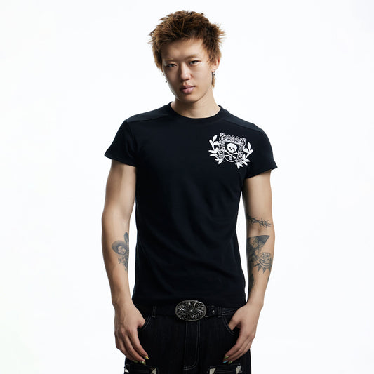 DND4DES Gothic Skull Crest T-Shirt