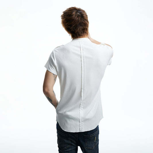 DND4DES Regal Braid Button T-Shirt