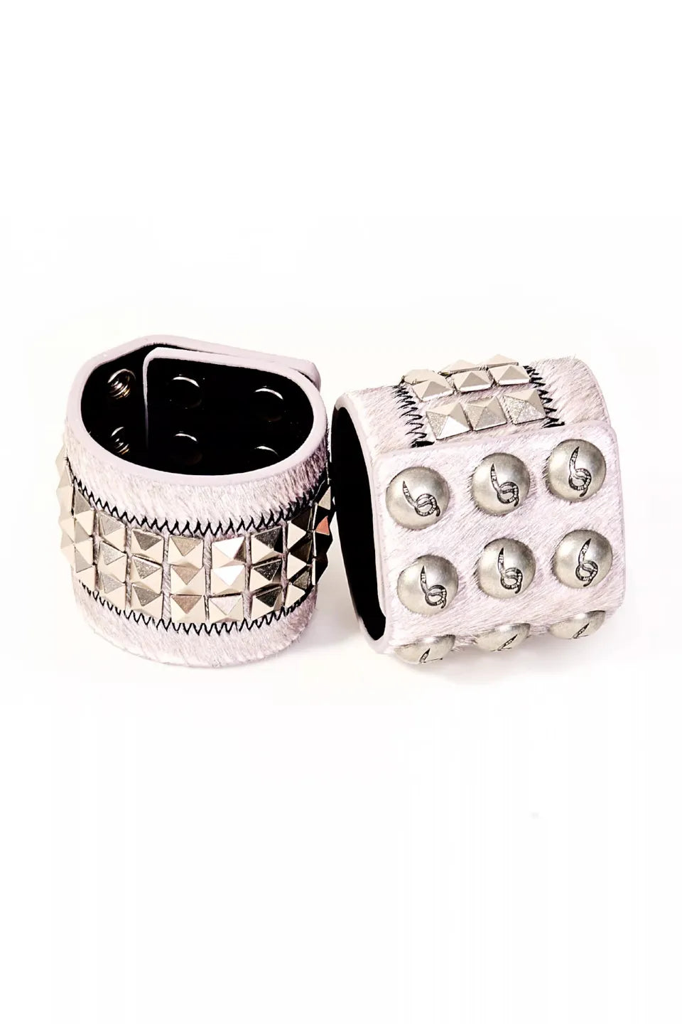 Cowhide Studded Bracelet