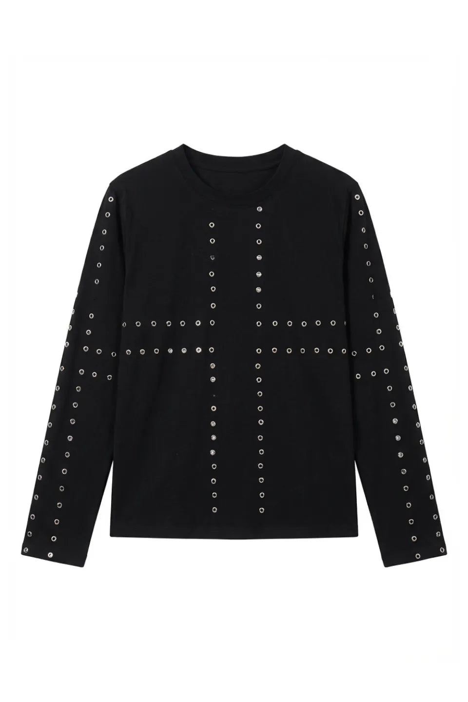 Cross Eyelet LS Tee