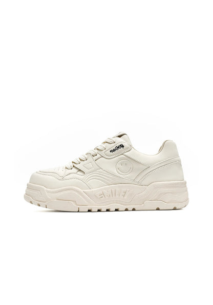 Black Retro Platform Skate Sneakers