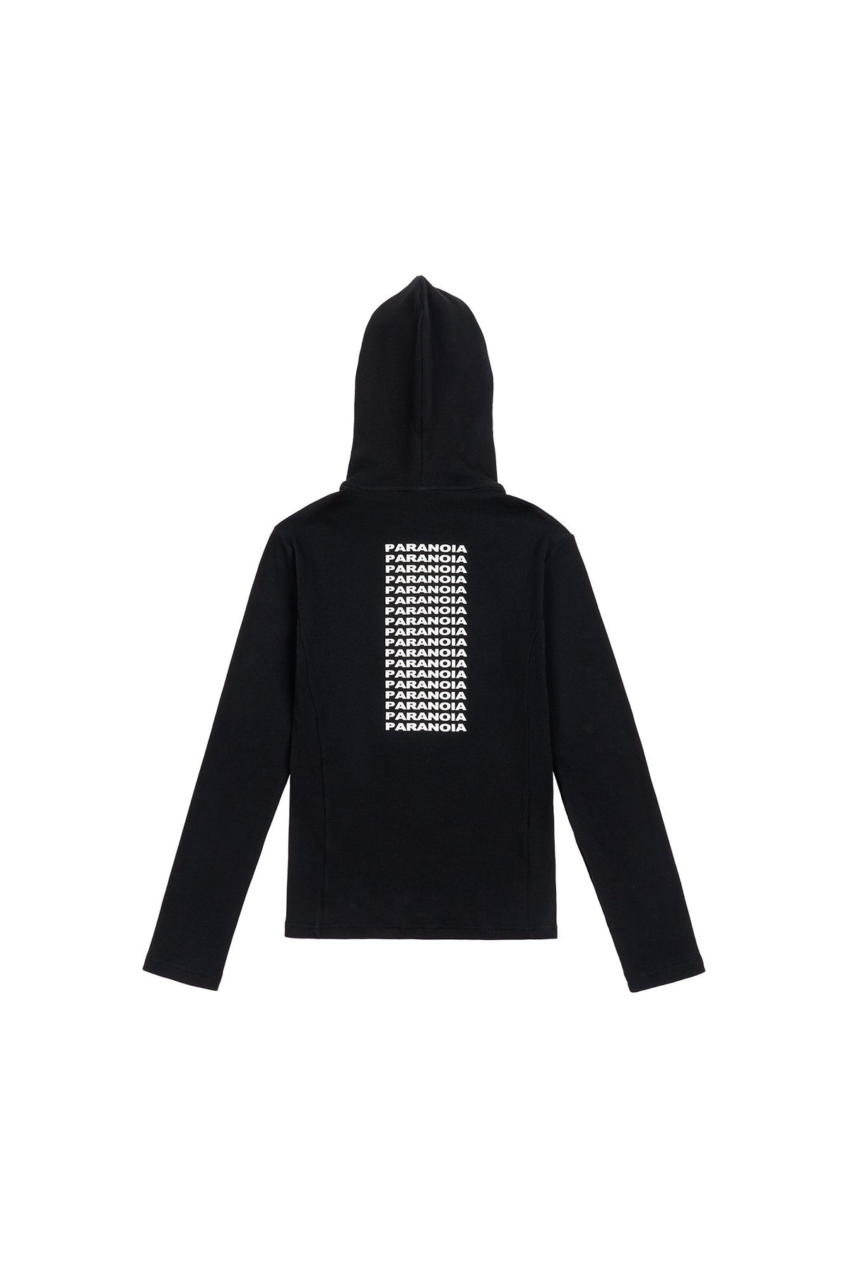 SAVAGEGROWTHWORLD Paranoia Graphic Balaclava Slim Hoodie